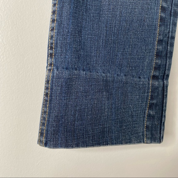 Vintage Y2K bebe Cuffed Crop Jean Capris - Picture 7 of 8